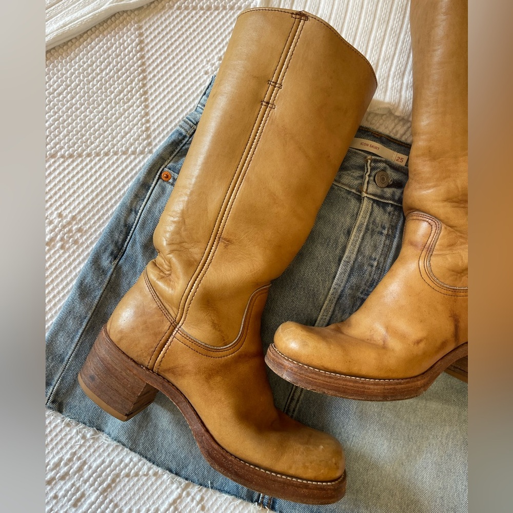 FRYE | Black Label Banana Campus Boots - Picture 3 of 8